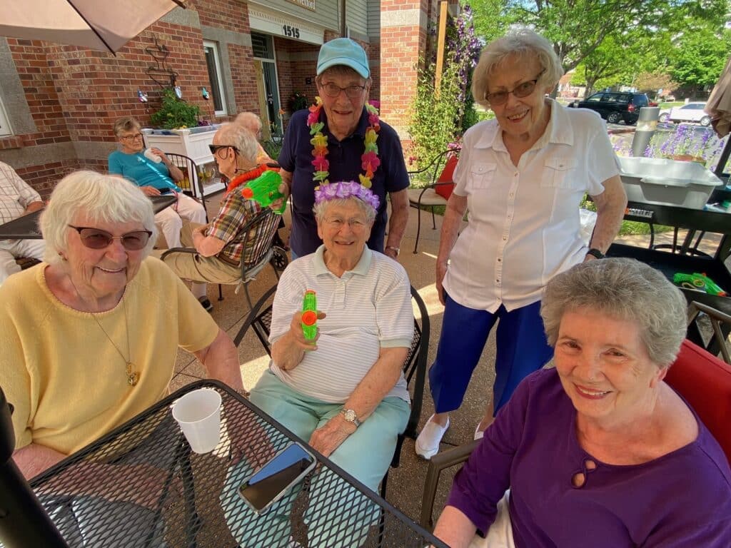 Group of senior women
