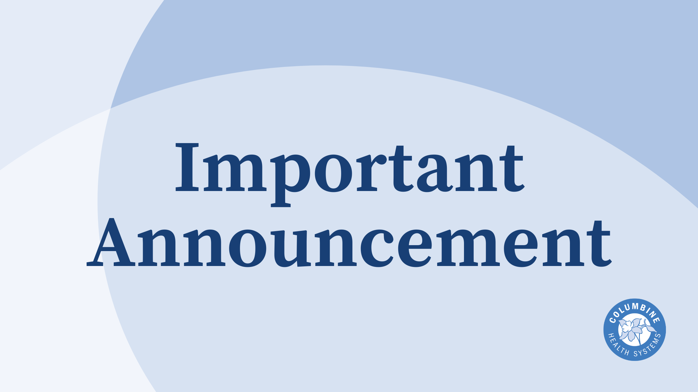Important Announcement Image